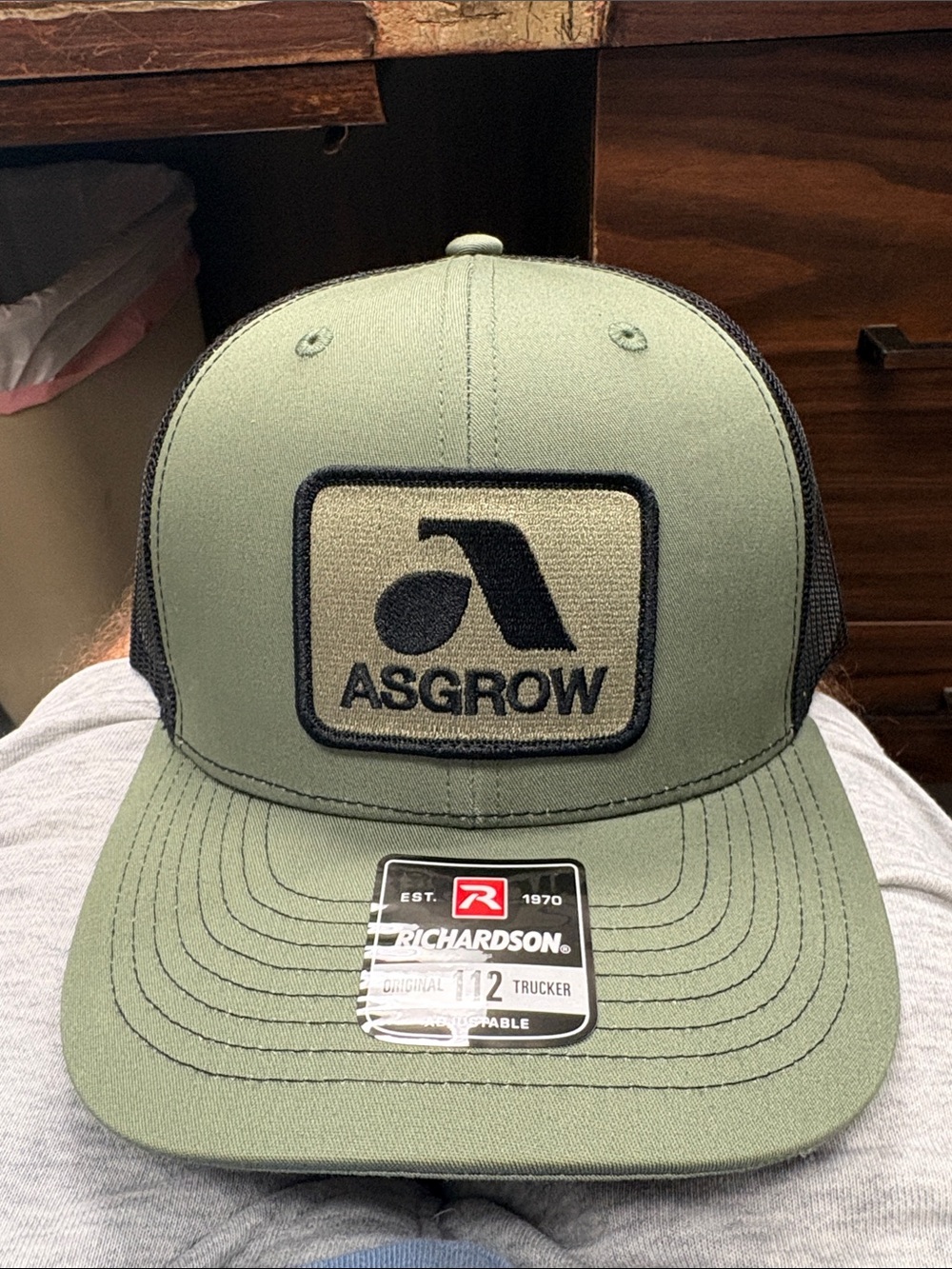 Asgrow soybeans patch trucker